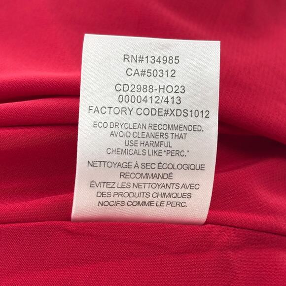 For Love & Lemons Red Rose Taffeta Bow Mini Dress - Picture 12 of 12